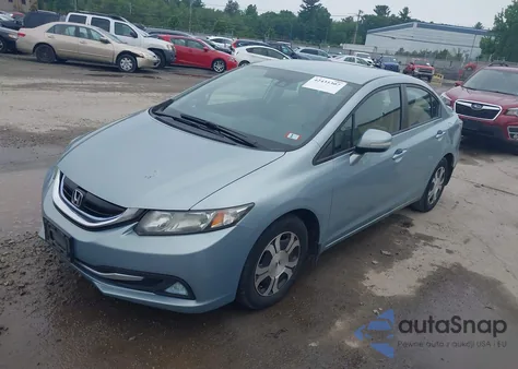 2013 Honda Civic Hybrid z USA, uszkodzony, nr VIN 19XFB4F25DE204049